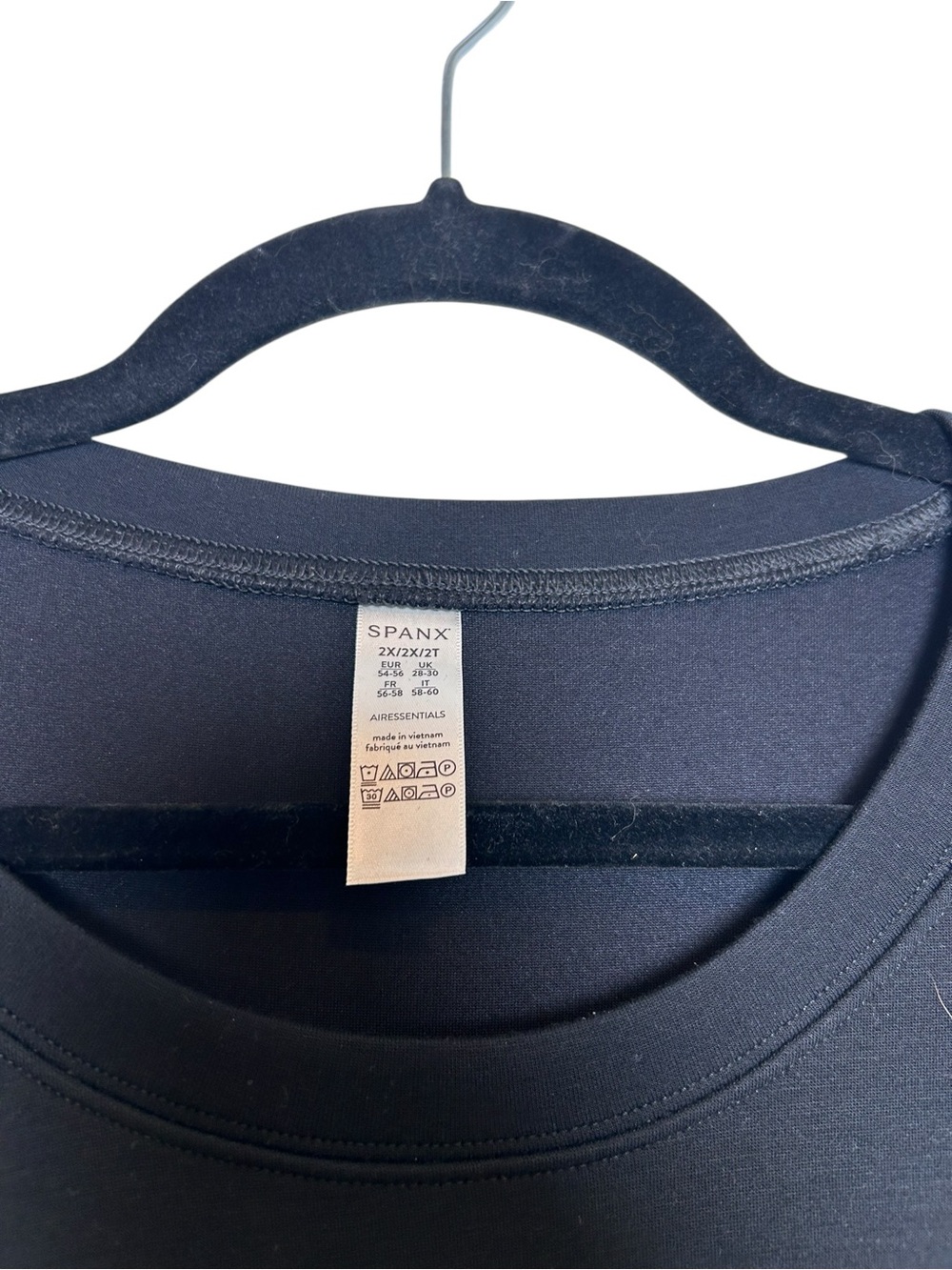 Spanx AirEssentials Crew Neck Dress black air essentials long sleeve size 2X - Picture 6 of 9